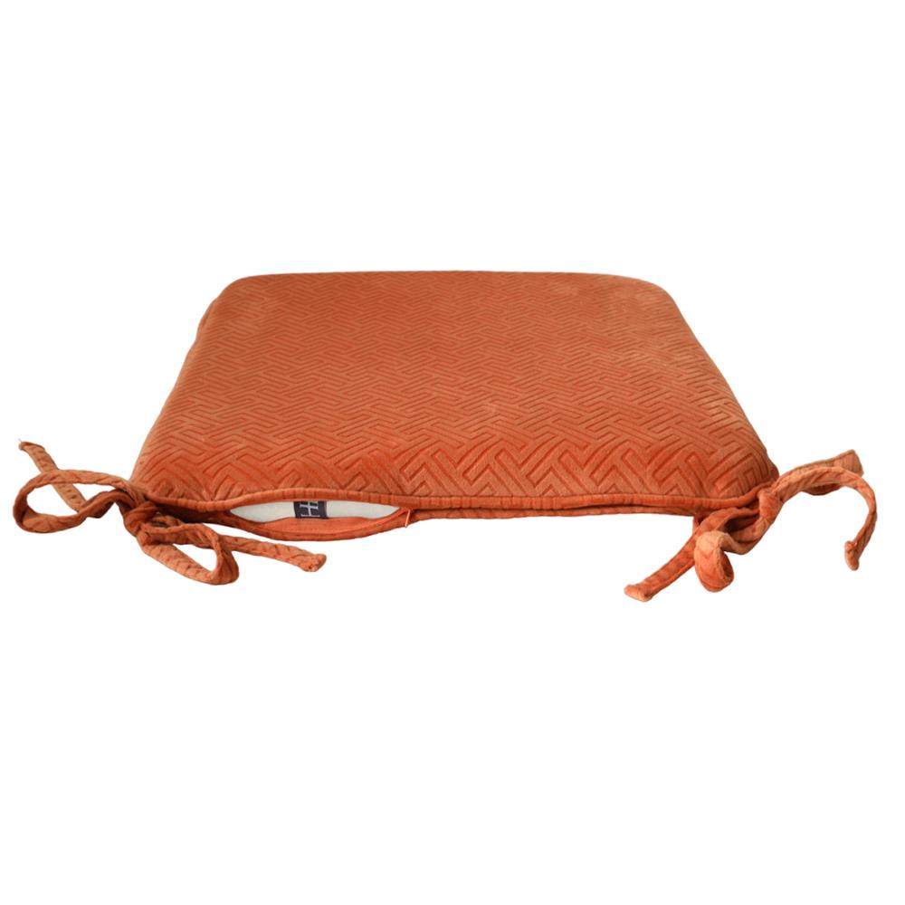 เบาะรองนั่ง HOME LIVING STYLE GAFFNEY 16X16 นิ้ว สีส้ม