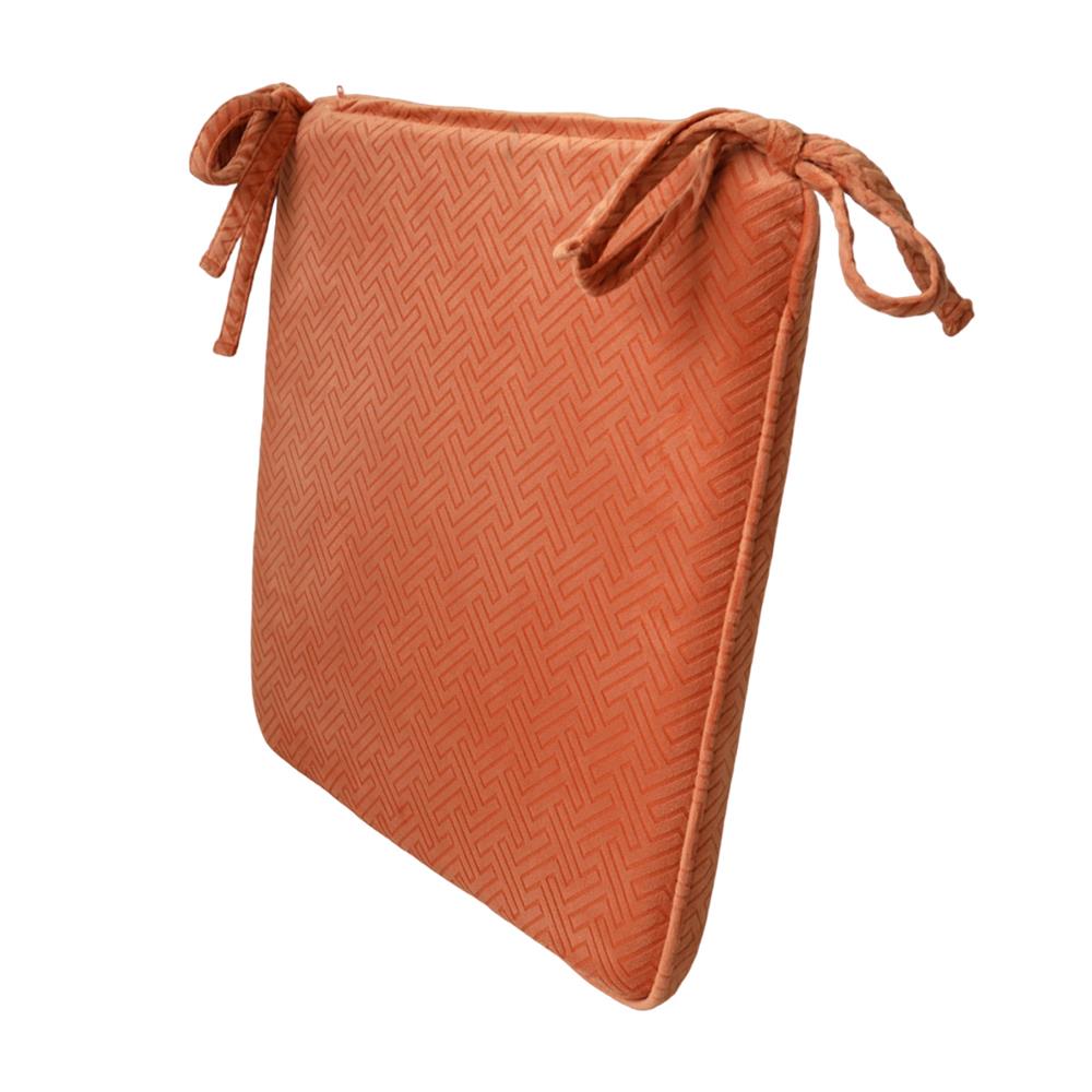 เบาะรองนั่ง HOME LIVING STYLE GAFFNEY 16X16 นิ้ว สีส้ม