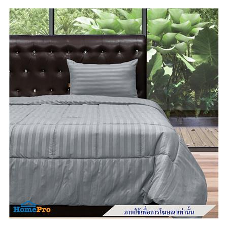 ผ้านวม PICASSO SMILE 70X90 นิ้ว ลายริ้ว สี GREY_2