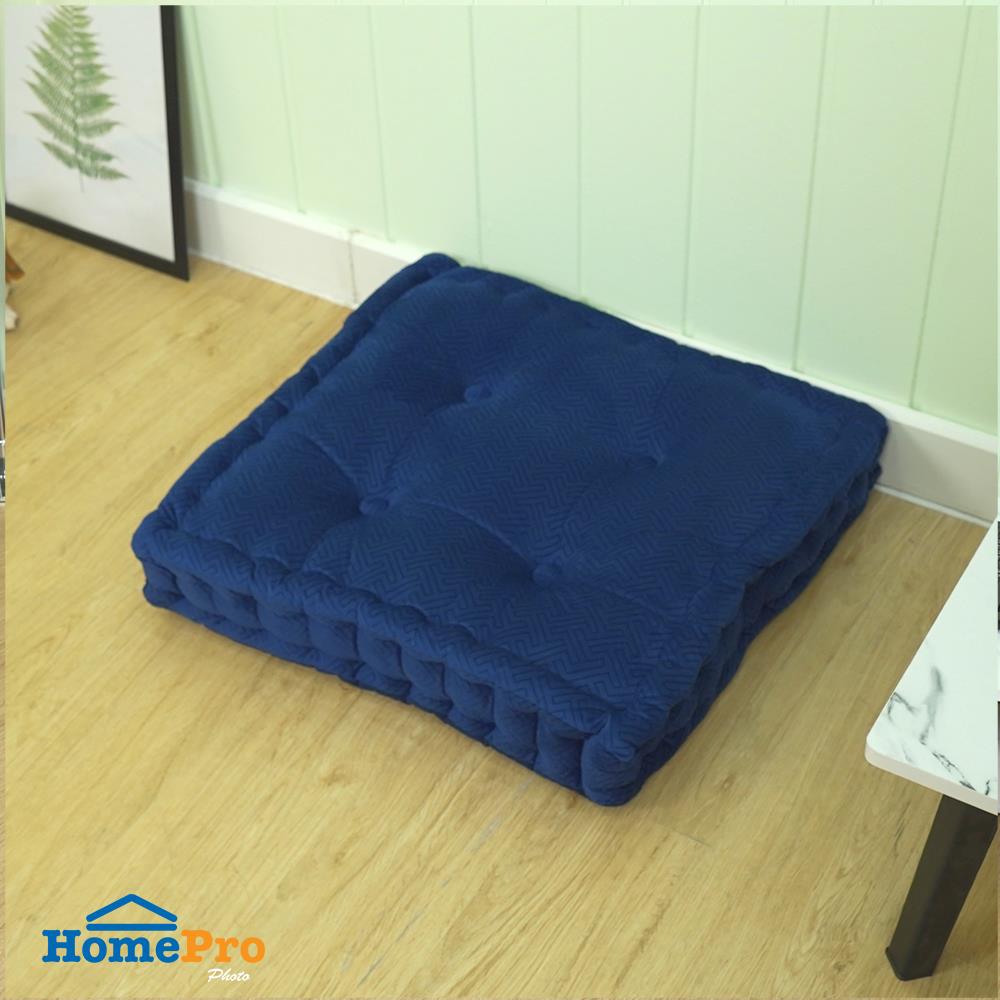 เบาะรองนั่ง HOME LIVING STYLE GAFFNEY 22X22 นิ้ว สีน้ำเงิน