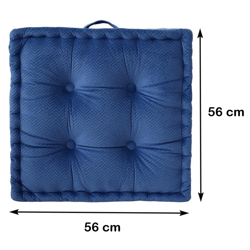 เบาะรองนั่ง HOME LIVING STYLE GAFFNEY 22X22 นิ้ว สีน้ำเงิน