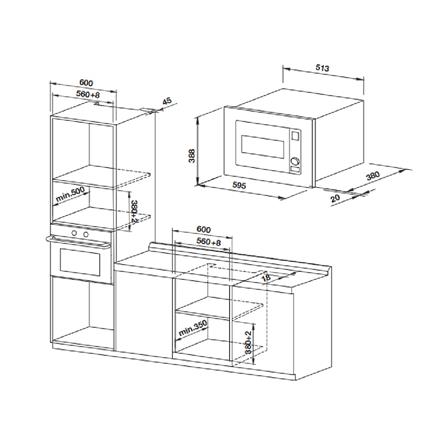 ไมโครเวฟฝังดิจิตอล HAFELE ALBANO 495.10.042_2