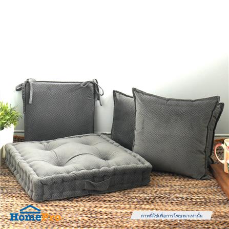 เบาะรองนั่ง HOME LIVING STYLE GAFFNEY 22X22 นิ้ว สีเทา_4