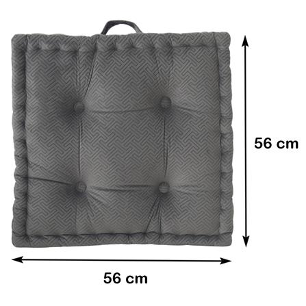 เบาะรองนั่ง HOME LIVING STYLE GAFFNEY 22X22 นิ้ว สีเทา_6