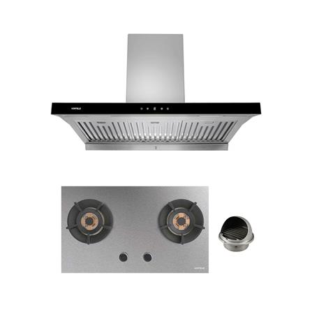 เตาฝัง+ค.ดูดควัน HAFELE IRON+HH-AWG90