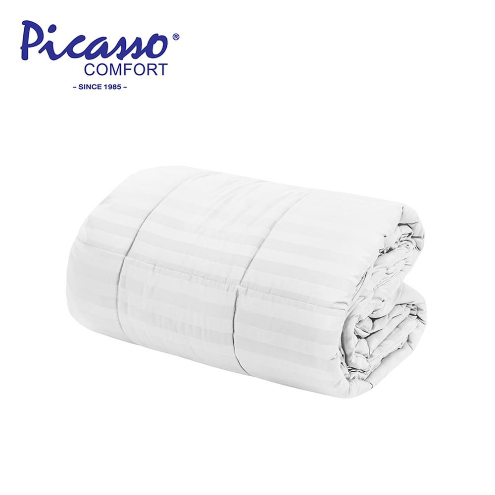 ผ้านวม PICASSO SMILE 70X90 นิ้ว ลายริ้ว สี WHITE