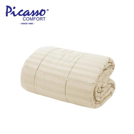 ผ้านวม PICASSO SMILE 60X80 นิ้ว ลายริ้ว สี CREAM_0