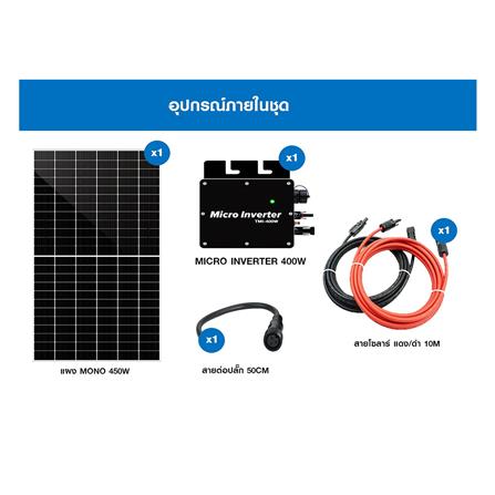 ชุดโซลาร์เซลล์ TRANSPOWER EASY KIT SET 400 วัตต์_1