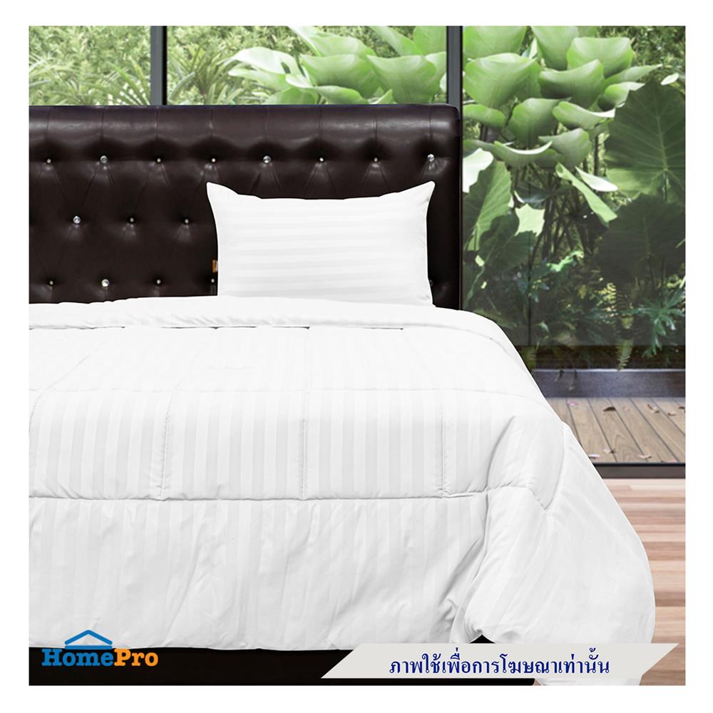 ผ้านวม PICASSO SMILE 60X80 นิ้ว ลายริ้ว สี WHITE