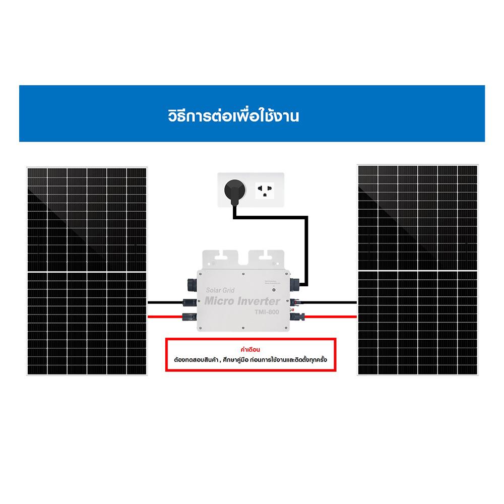 ชุดโซลาร์เซลล์ TRANSPOWER EASY KIT SET 800 วัตต์