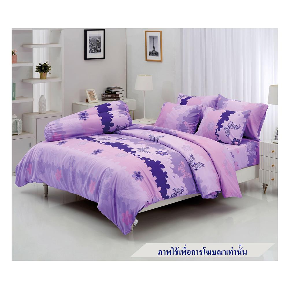 ชุดผ้าปูที่นอน 6 ฟุต 5 ชิ้น TULIP DELIGHT 60012-DL106