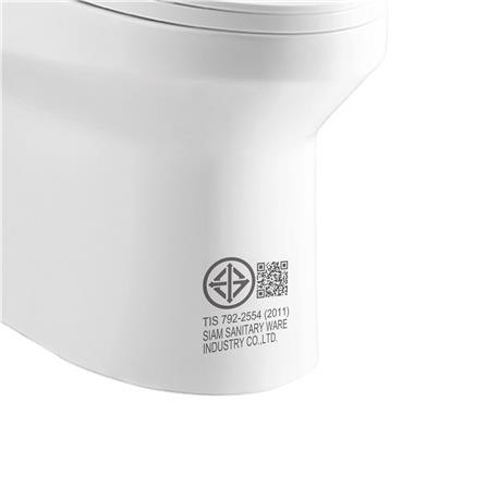 สุขภัณฑ์ 1 ชิ้น COTTO C11010 4.8 ลิตร สีขาว_3