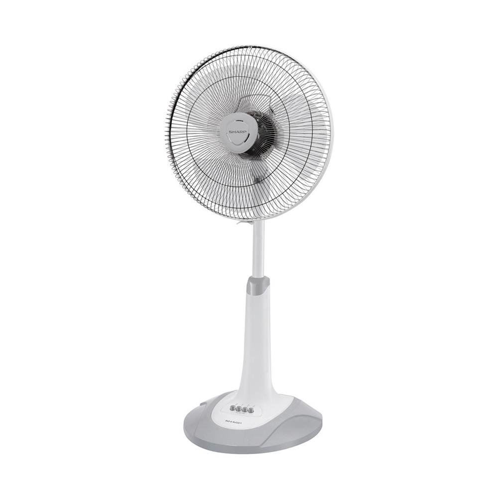 พวงหรีดพัดลมสไลด์ 16 นิ้ว SHARP PJ-SL163CG สีเทา
