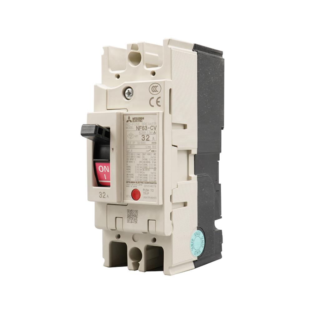 เมนเซอร์กิตเบรกเกอร์ 32 แอมป์ 2 โพล 1 เฟส MITSUBISHI NF63-CV 7.5 KA