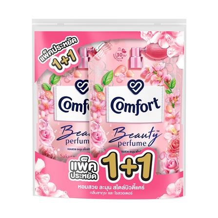 น้ำยาปรับผ้านุ่ม COMFORT 475 มล. กลิ่นซากุระและโรสวอเตอร์ แพ็กคู่_0
