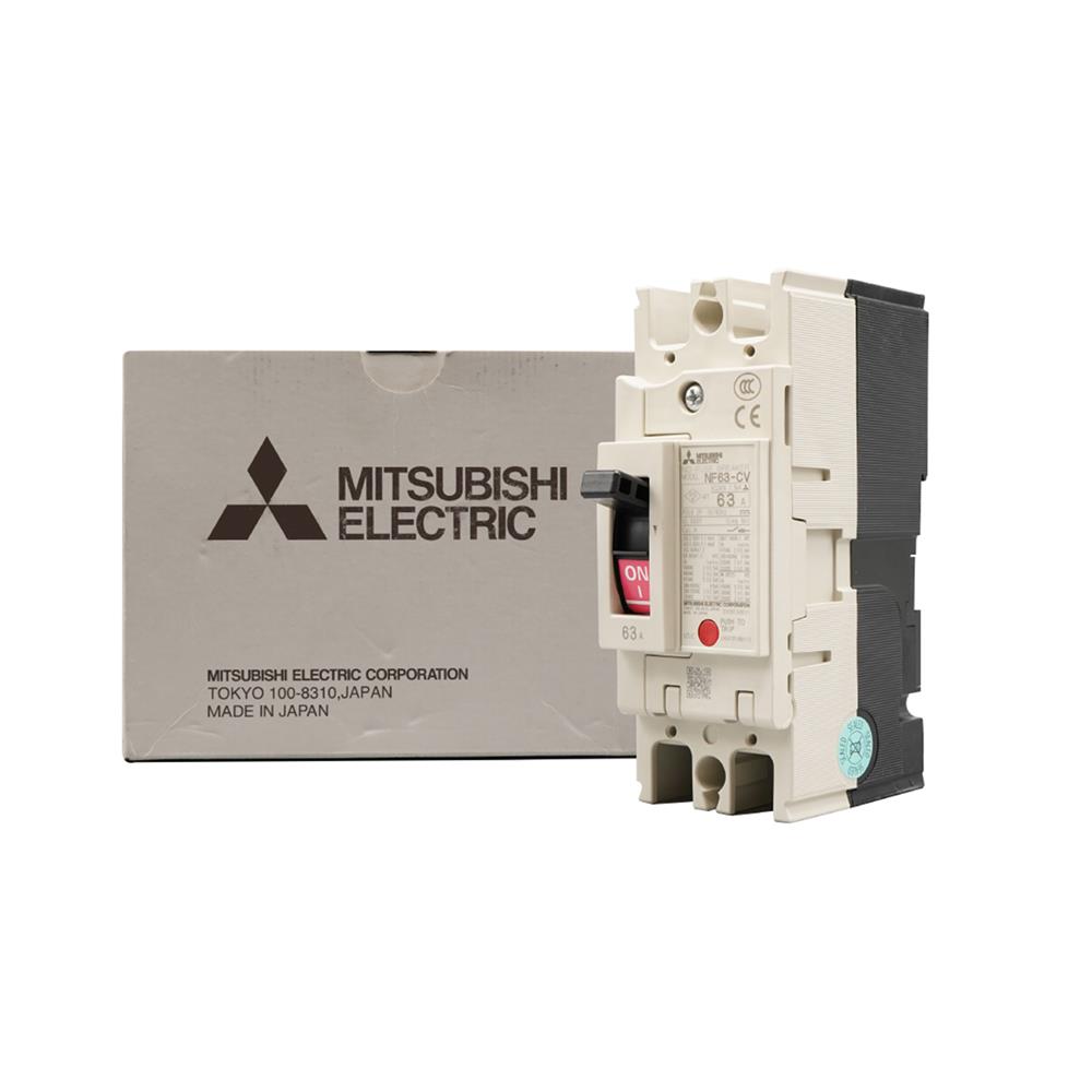 เซอร์กิตเบรกเกอร์ 63 แอมป์ 2 โพล 1 เฟส MITSUBISHI NF63-CV 7.5 KA 230V