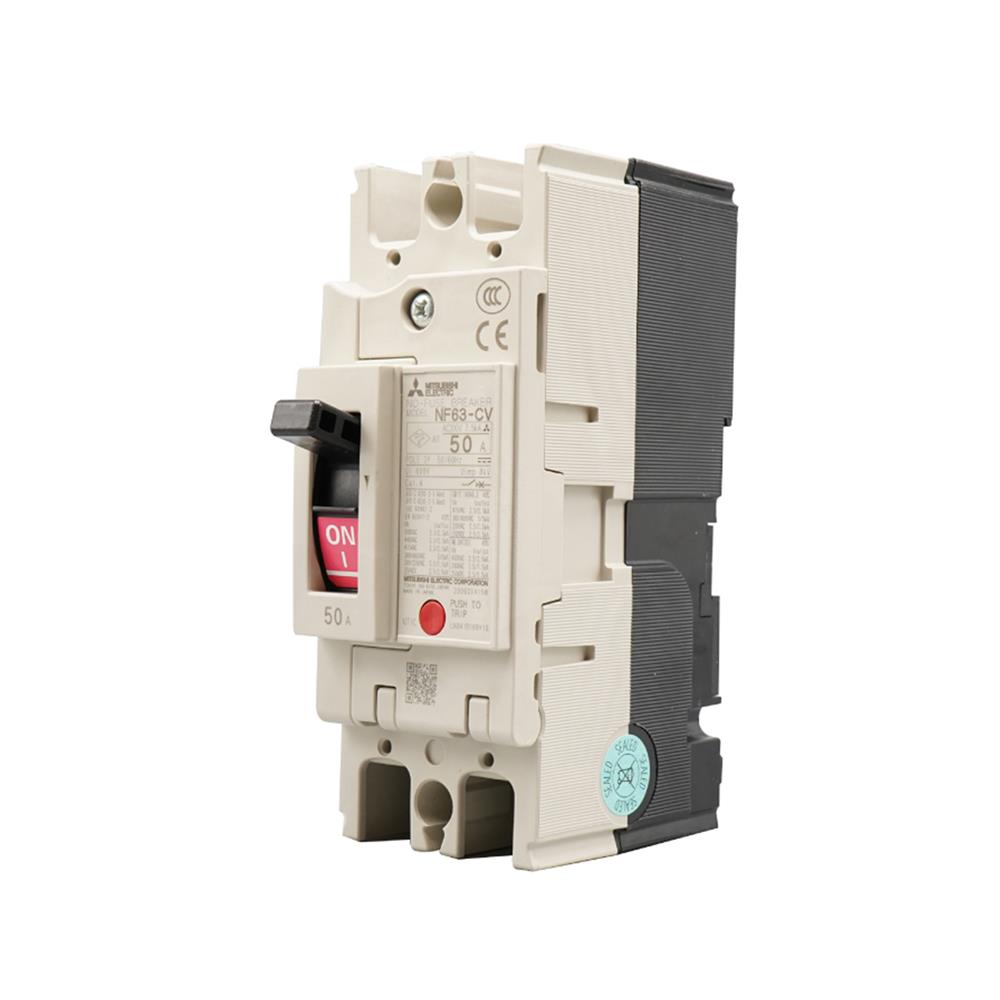 เซอร์กิตเบรกเกอร์ 50 แอมป์ 2 โพล 1 เฟส MITSUBISHI NF63-CV 7.5 KA 230V