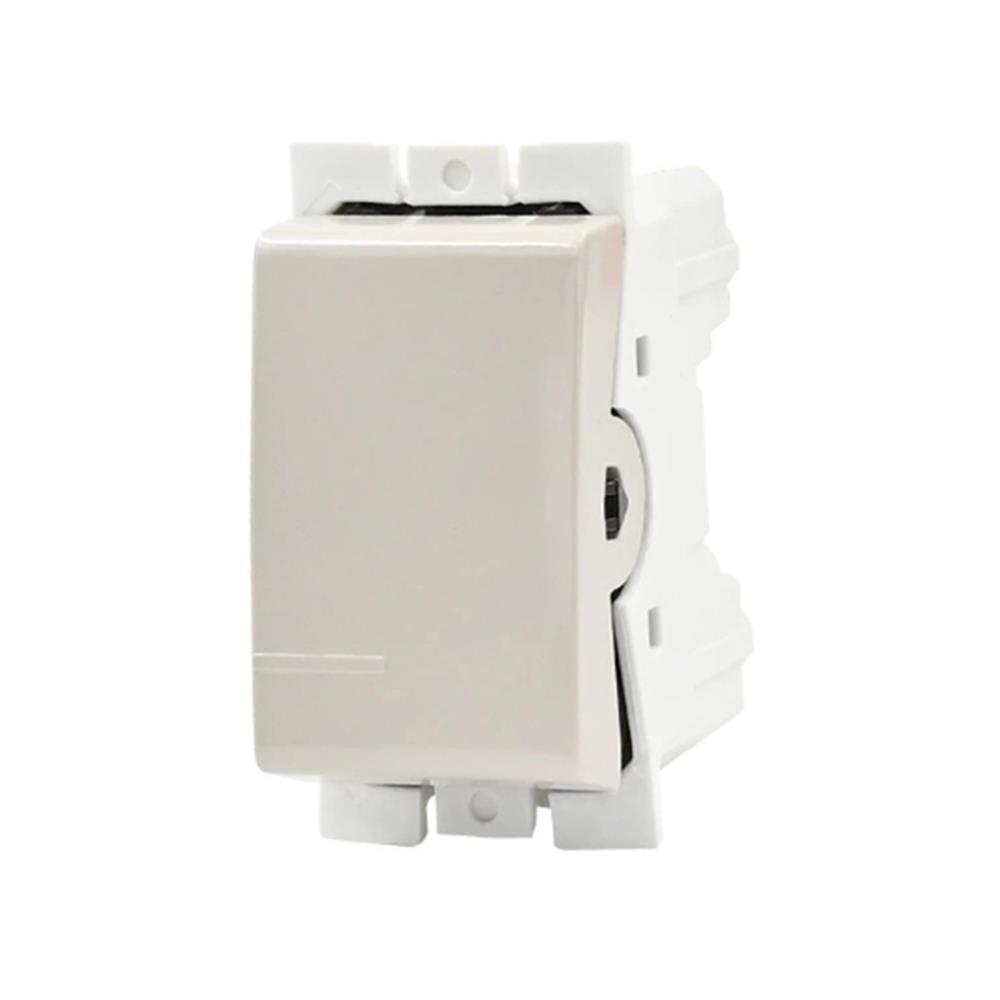 สวิตช์ 1 ทาง 1 ช่อง BTICINO BAMBOO SAE2001TEH สีเบจ