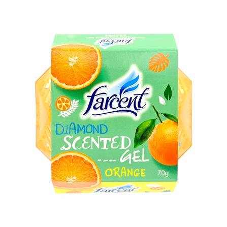 เจลปรับอากาศ FARCENT DIAMOND 70 กรัม กลิ่นส้ม_1