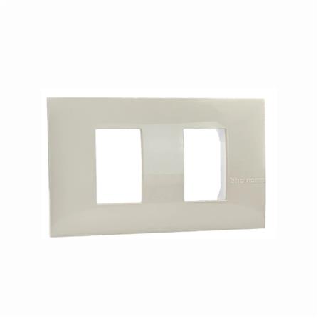 หน้ากาก 2 ช่อง BTICINO BAMBOO SAE2202TEH สีเบจ_1