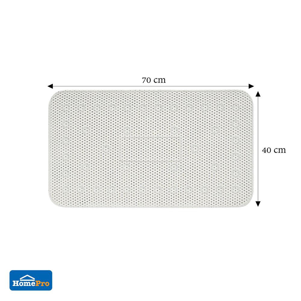 พรมลูกฟูก MOYA YHC0001-70CMWHITE