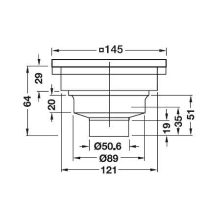 ตะแกรงกันกลิ่น HAFELE 495.61.200 5.7 นิ้ว_1