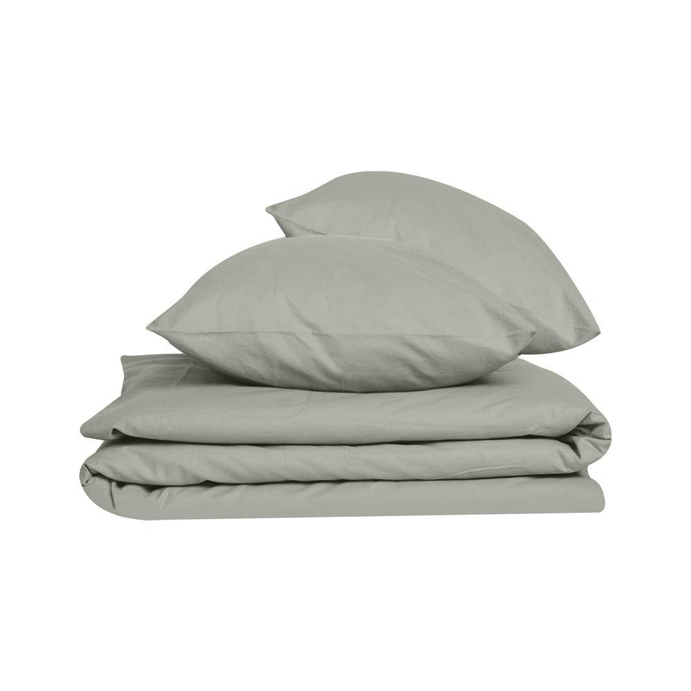 ชุดผ้าปูที่นอน 7 ฟุต 3 ชิ้น BED CLIP MICROTEX สี GREY