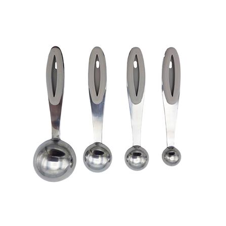 ชุดช้อนตวงสเตนเลส COOK CHARMY CYAN 4 ชิ้น ด้ามเทา_2