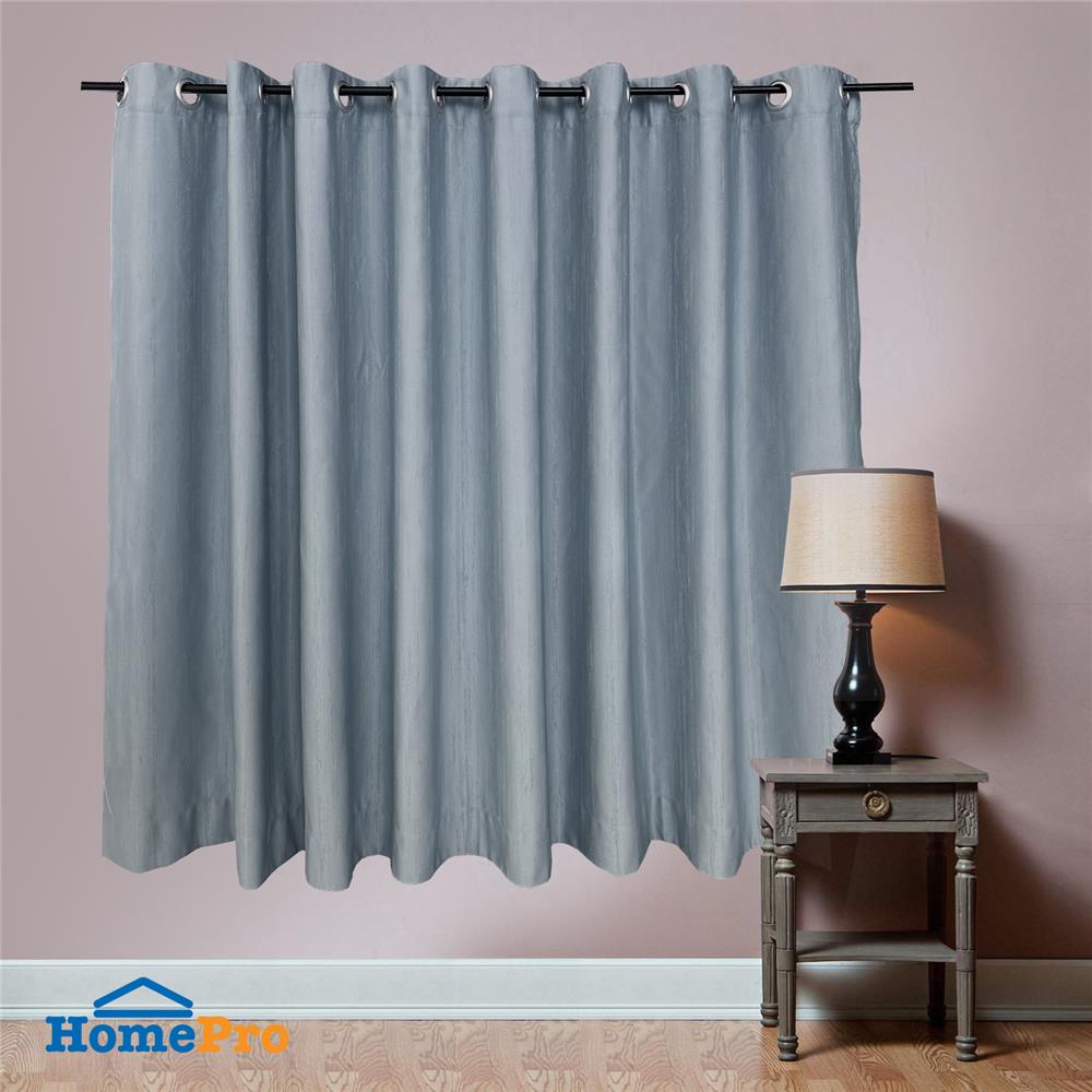 ผ้าม่าน EYELET HOME LIVING STYLE BEECH UV 270X160 ซม. สีเทา