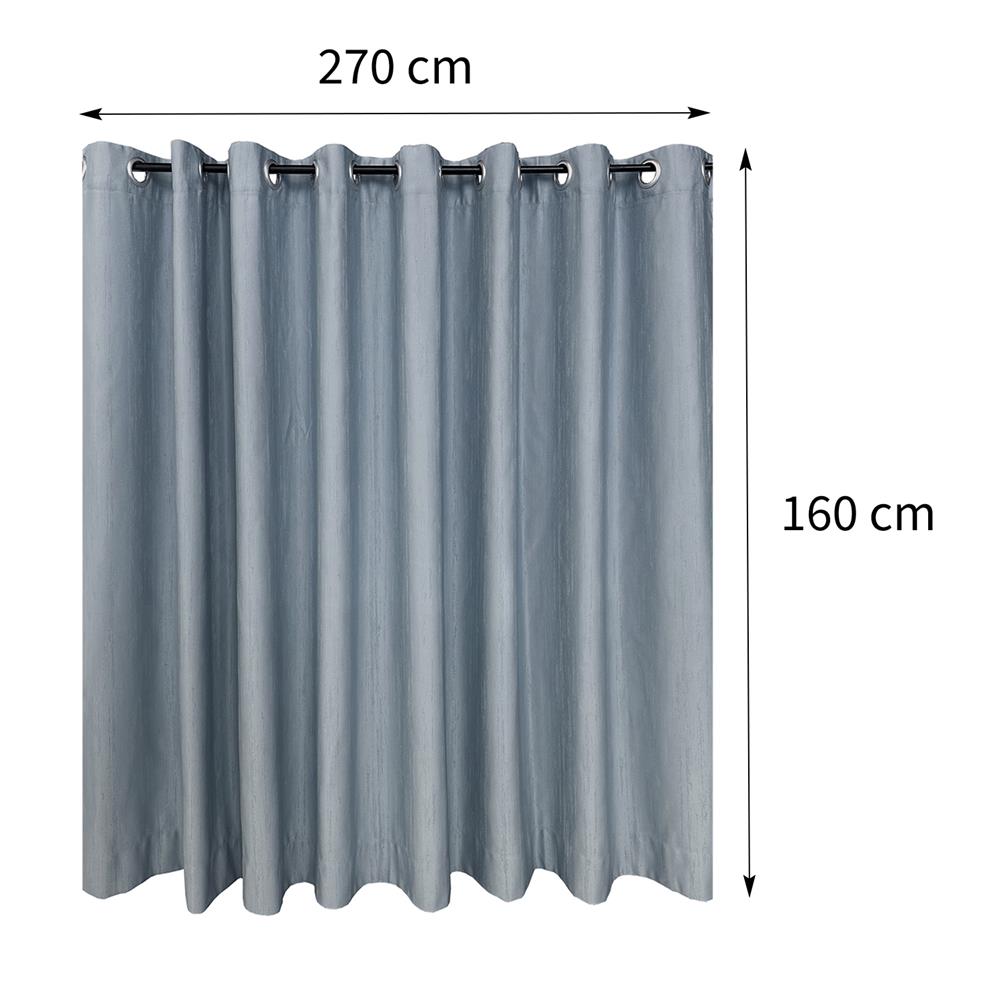 ผ้าม่าน EYELET HOME LIVING STYLE BEECH UV 270X160 ซม. สีเทา