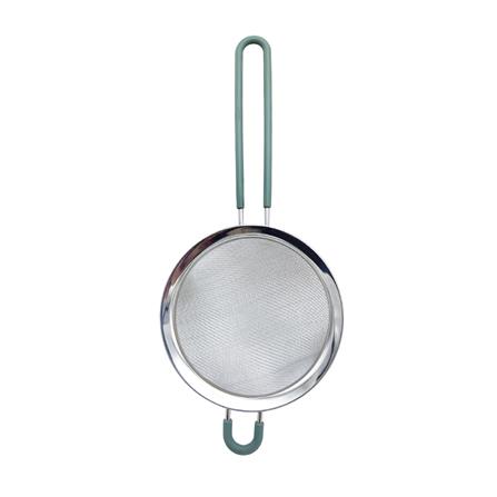 กระชอนสเตนเลส COOK CHARMY CYAN 14 ซม. สีฟ้า/สเตนเลส_0