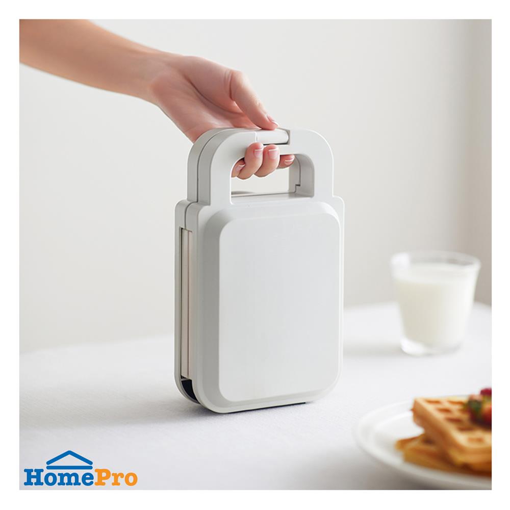 เครื่องทำแซนด์วิช LOCKNLOCK EJB126IVY สีครีม