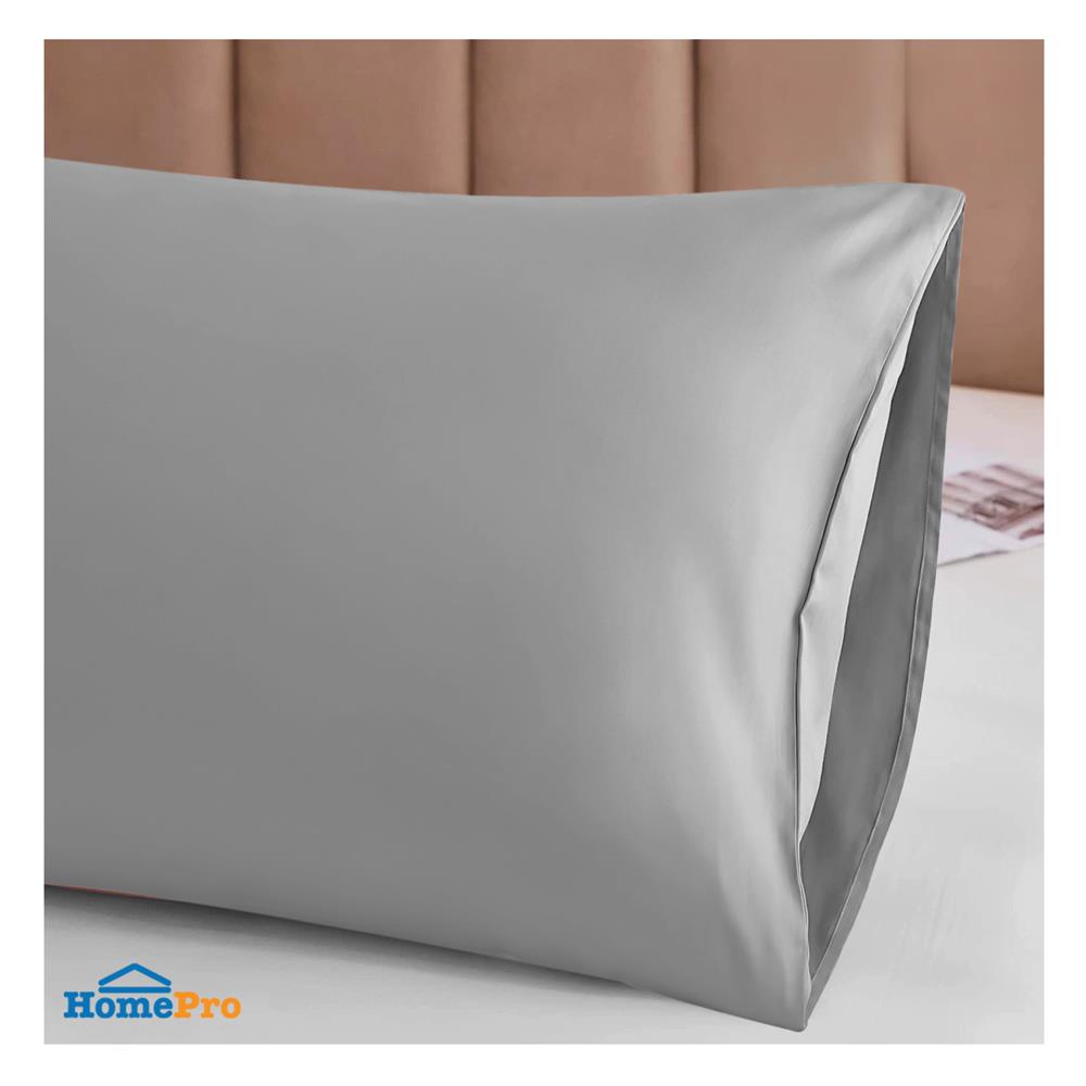 ปลอกหมอน BODY BED CLIP MICROTEX สี GREY