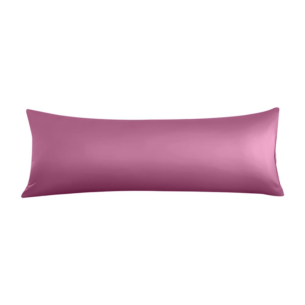 ปลอกหมอน BODY BED CLIP MICROTEX สี DARK PINK