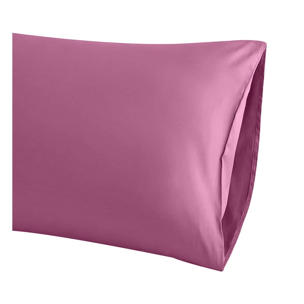ปลอกหมอน BODY BED CLIP MICROTEX สี DARK PINK