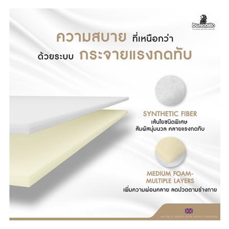 ที่นอน 6 ฟุต DUNLOPILLO ALTON (พร้อมชุดเครื่องนอน 11 ชิ้น)_7