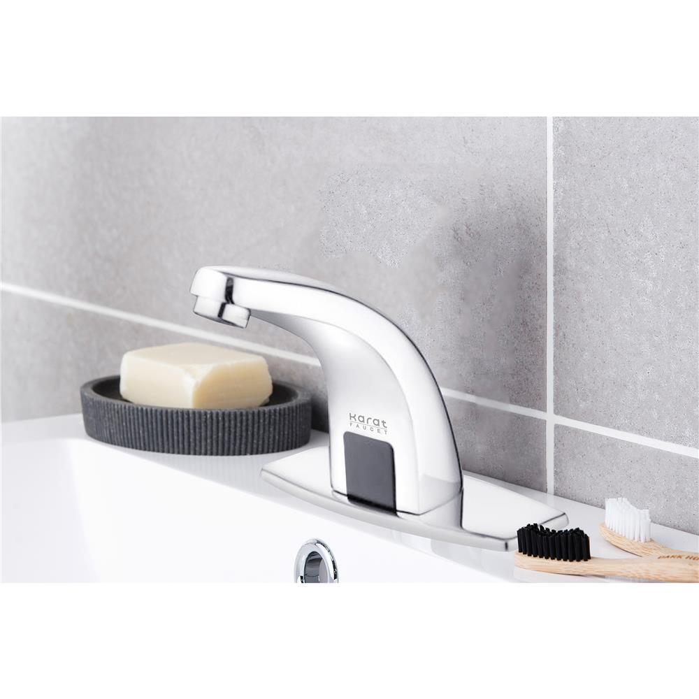 ก๊อกอ่างล้างหน้าเดี่ยว KARAT FAUCET KF-67-015-50 สีโครม