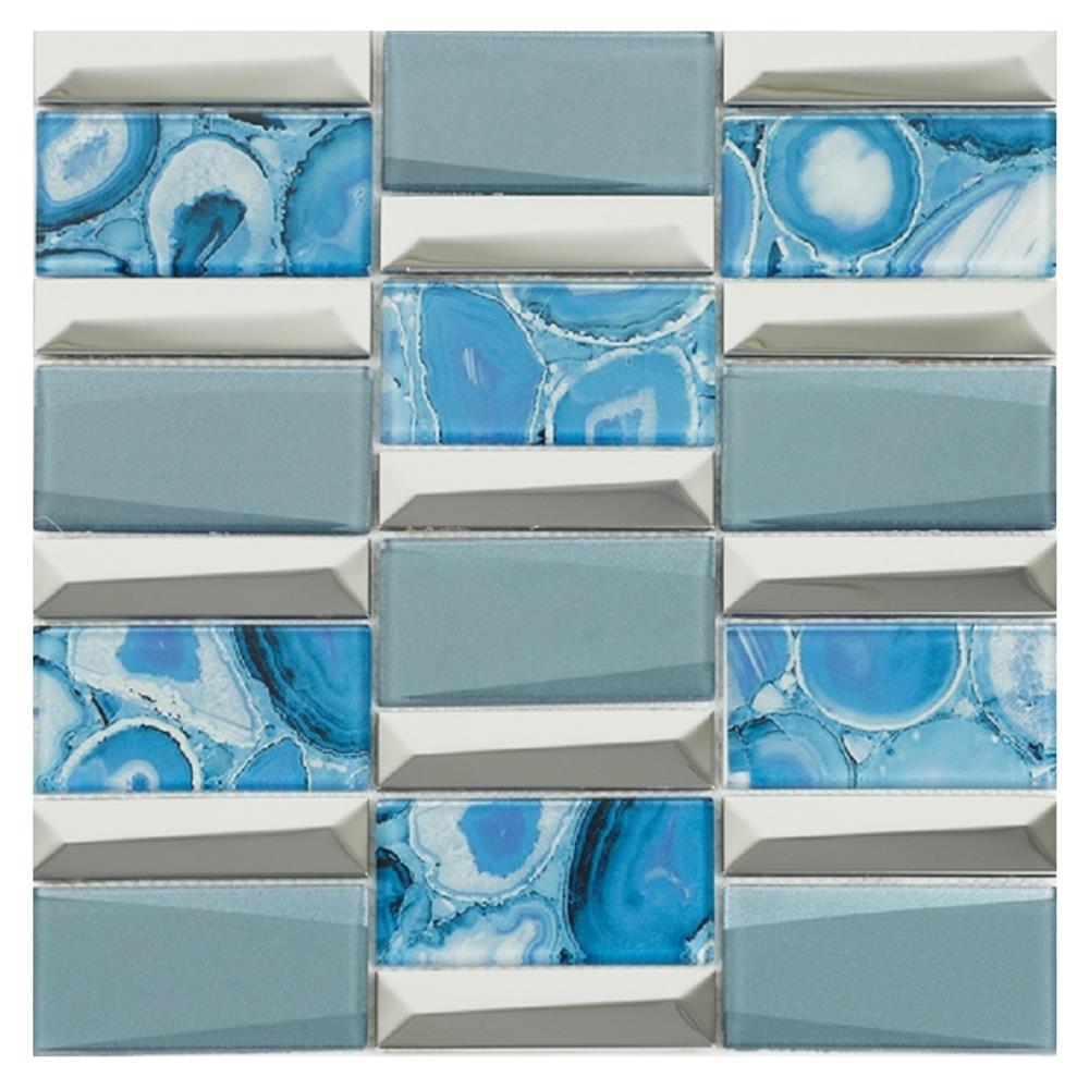 โมเสคแก้ว 30x30 ซม. TARA ลาพิส บลู