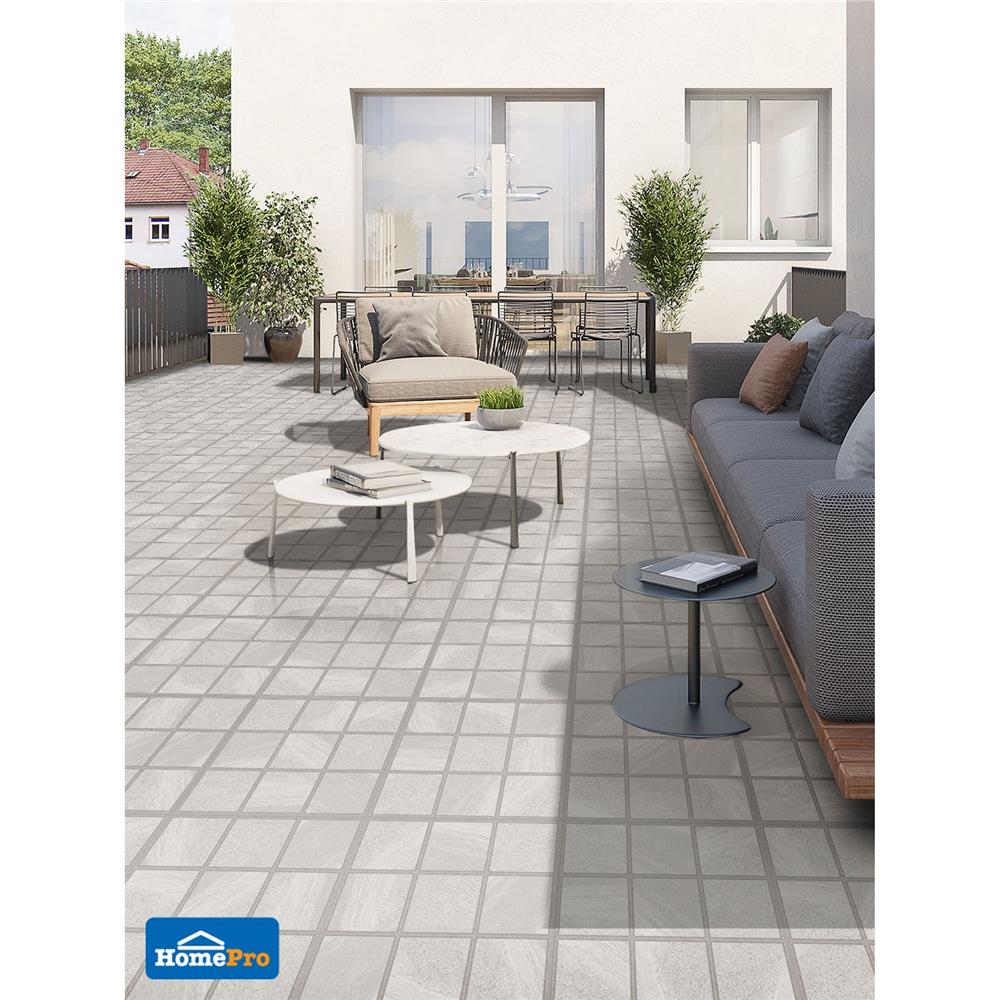 กระเบื้องพื้นพอร์ซเลน  40x40 ซม. TARA โซล โบน A 0.96 ตร.ม.