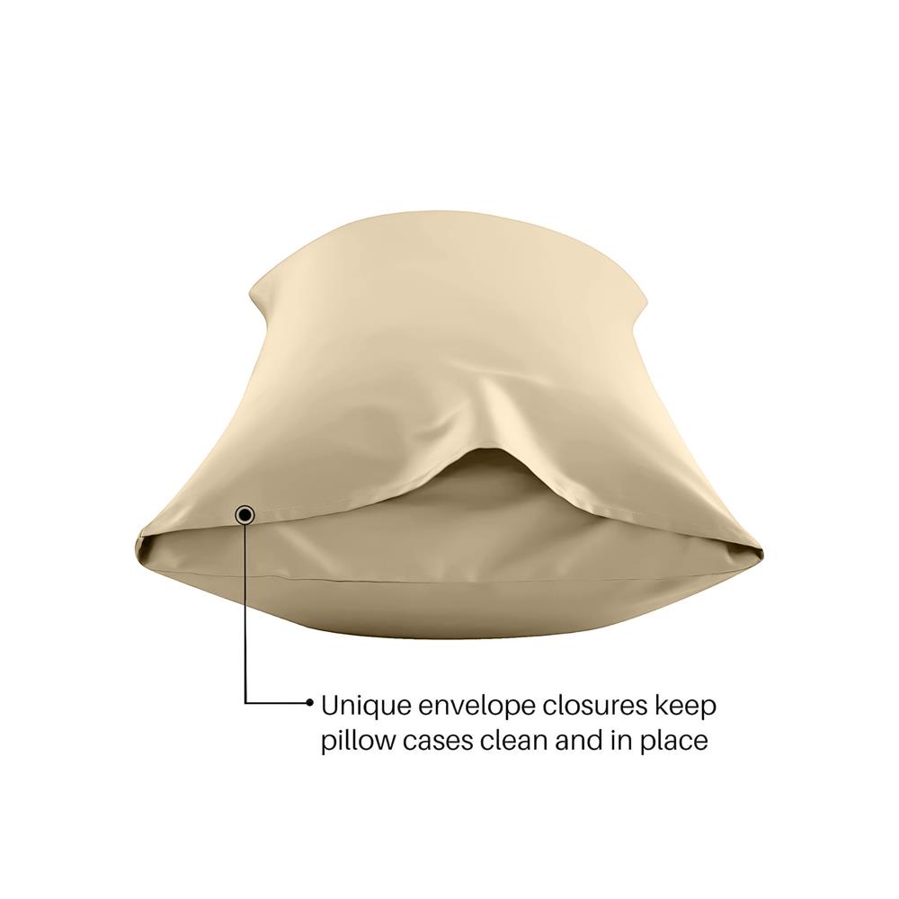 ปลอกหมอน BODY BED CLIP MICROTEX สี BEIGE