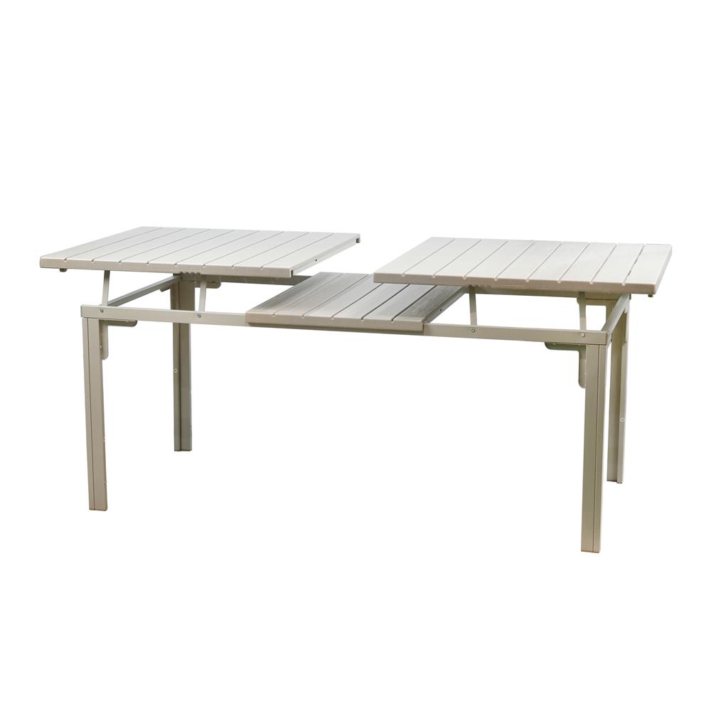 โต๊ะสนาม HDPE SPRING HARIS 180 ซม. สีเบจ