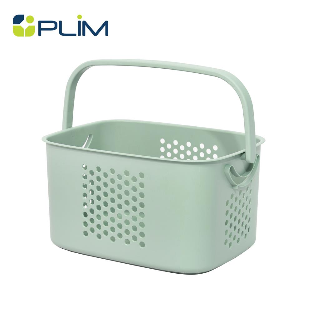 ตะกร้าผ้าเหลี่ยมเตี้ย PLIM CIRCULAR 1026 สีเขียว_1