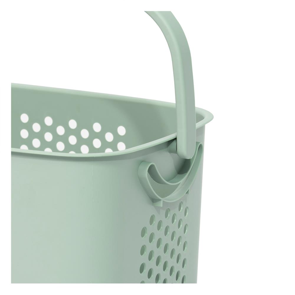 ตะกร้าผ้าเหลี่ยมเตี้ย PLIM CIRCULAR 1026 สีเขียว