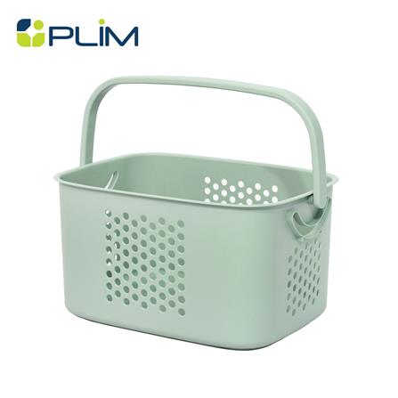 ตะกร้าผ้าเหลี่ยมเตี้ย PLIM CIRCULAR 1026 สีเขียว