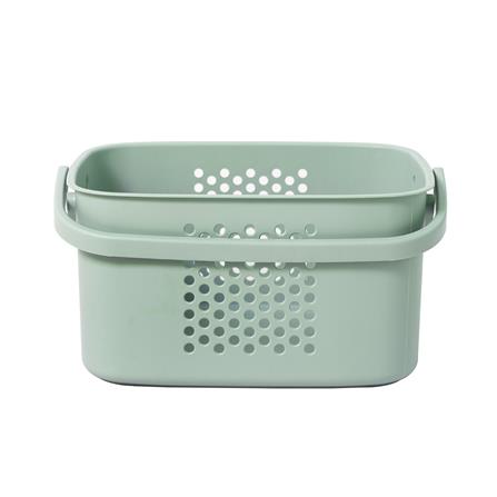 ตะกร้าผ้าเหลี่ยมเตี้ย PLIM CIRCULAR 1026 สีเขียว_2