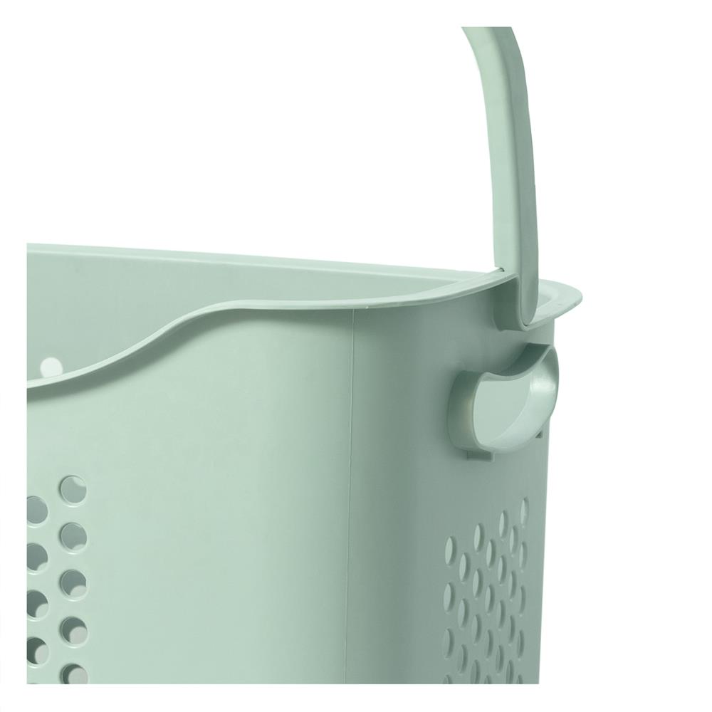 ตะกร้าผ้าเหลี่ยมสูง PLIM CIRCULAR 1025 สีเขียว