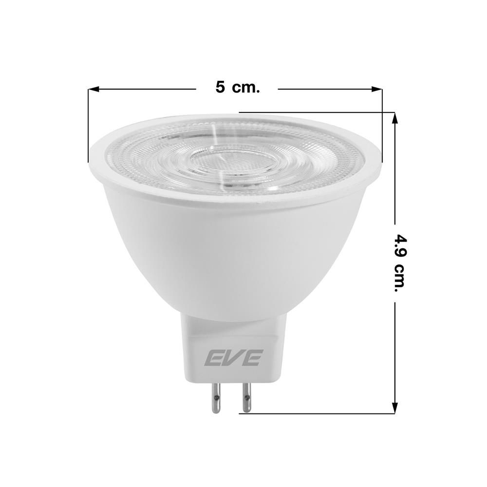 หลอด LED EVE MR16 MASTER 6 วัตต์ WARM WHITE GU5.3