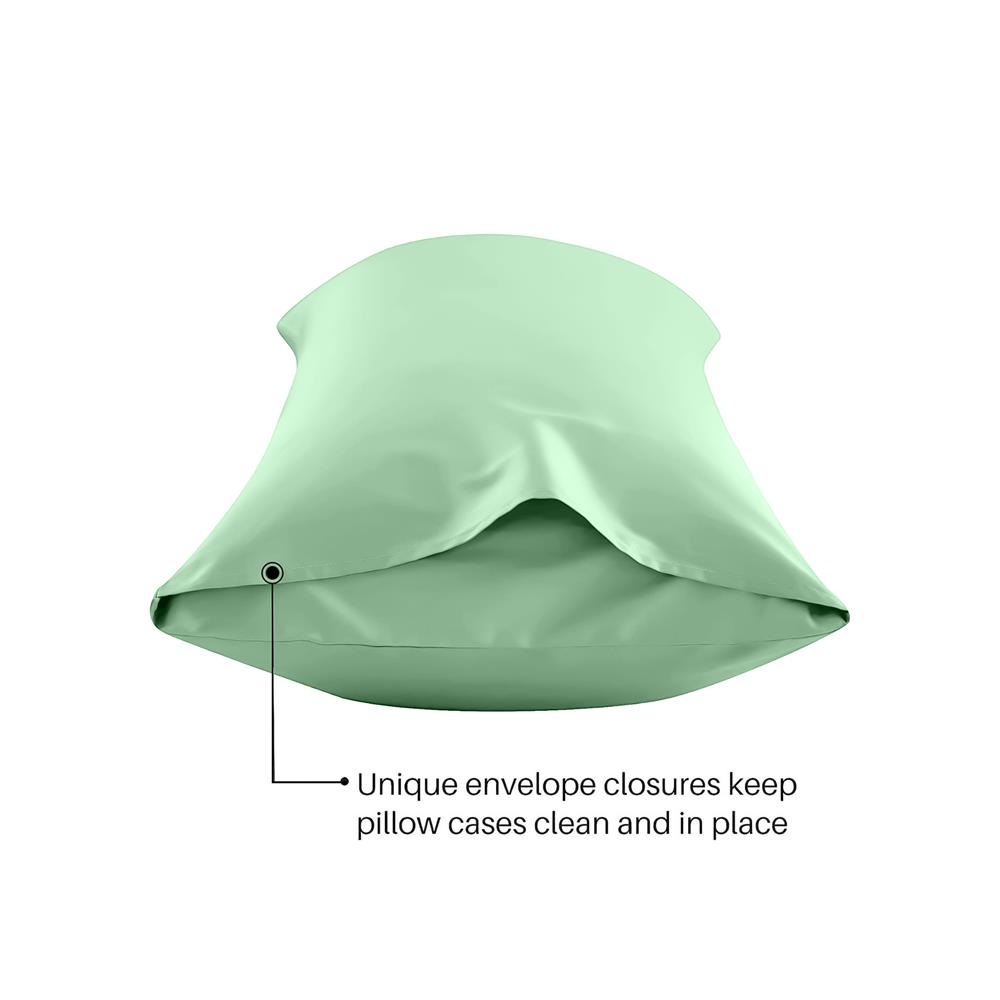 ปลอกหมอน BODY BED CLIP MICROTEX สี GREEN