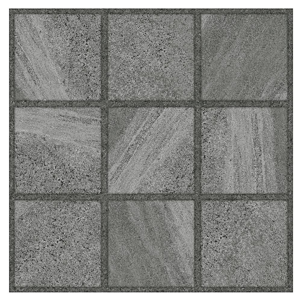 กระเบื้องพื้นพอร์ซเลน  40x40 ซม. TARA โซล เทาเข้ม A 0.96 ตร.ม.