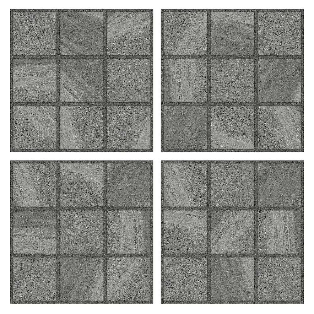 กระเบื้องพื้นพอร์ซเลน  40x40 ซม. TARA โซล เทาเข้ม A 0.96 ตร.ม.